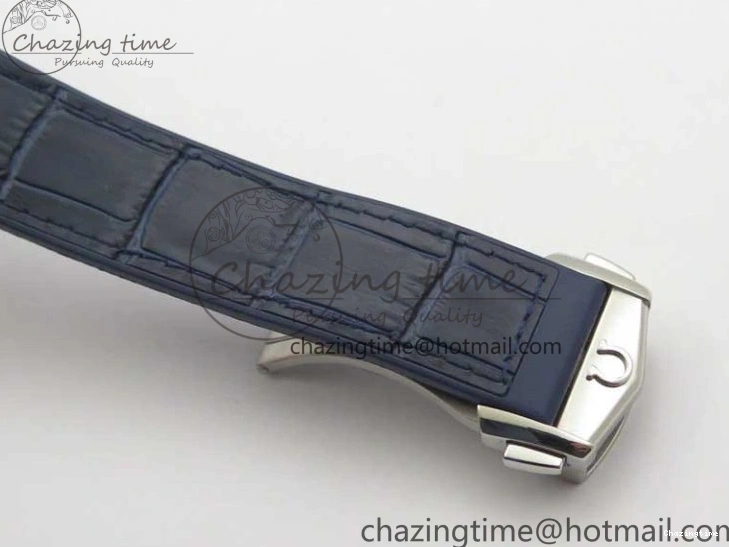 0409 Chic Constellation 131.33.41.21.03.001 SS RG TW Best Edition Blue Dial On Gummy Strap A 7872